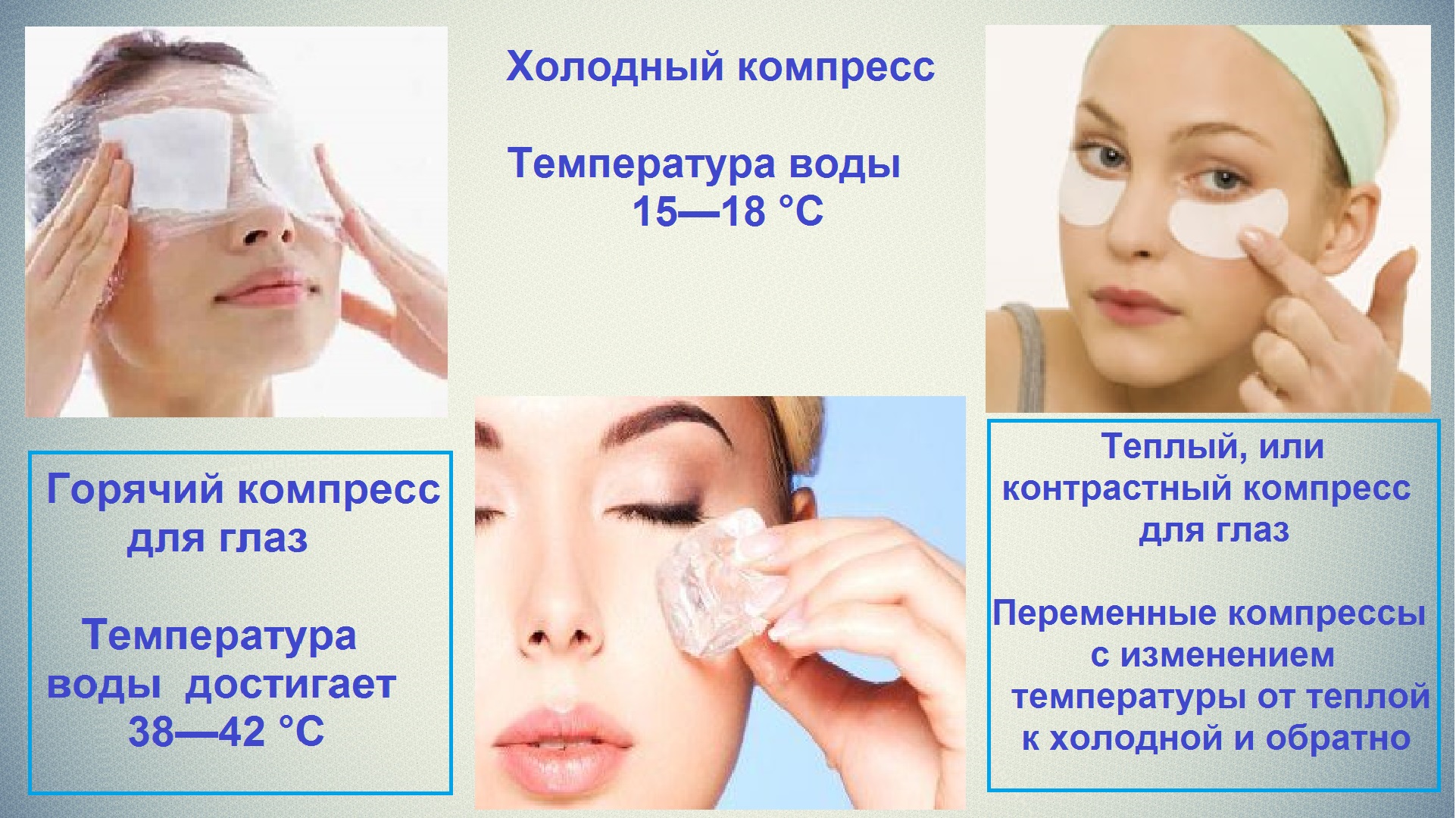 компресс на глаза